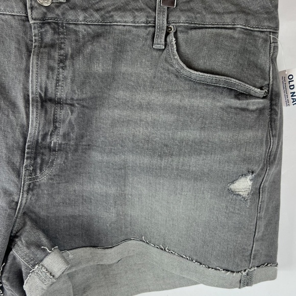 NWT: old navy High-Waisted O.G. Gray Cut-Off Jean Shorts (22) $40 - Picture 6 of 13